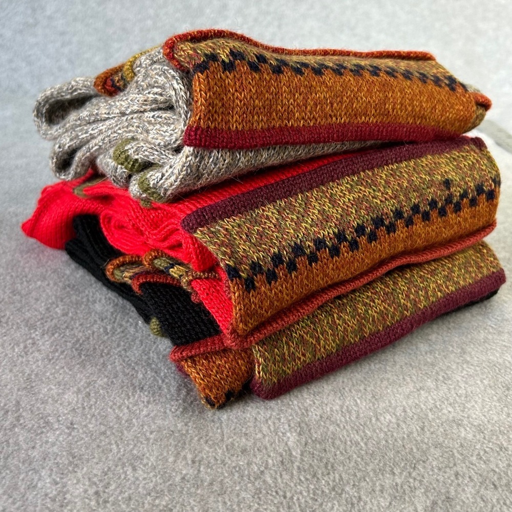 Peruvian Alpaca Wool Beanie Scarf 2 in 1 Knit Black Sky Cabincore Peruvian Soul - Picture 6 of 14